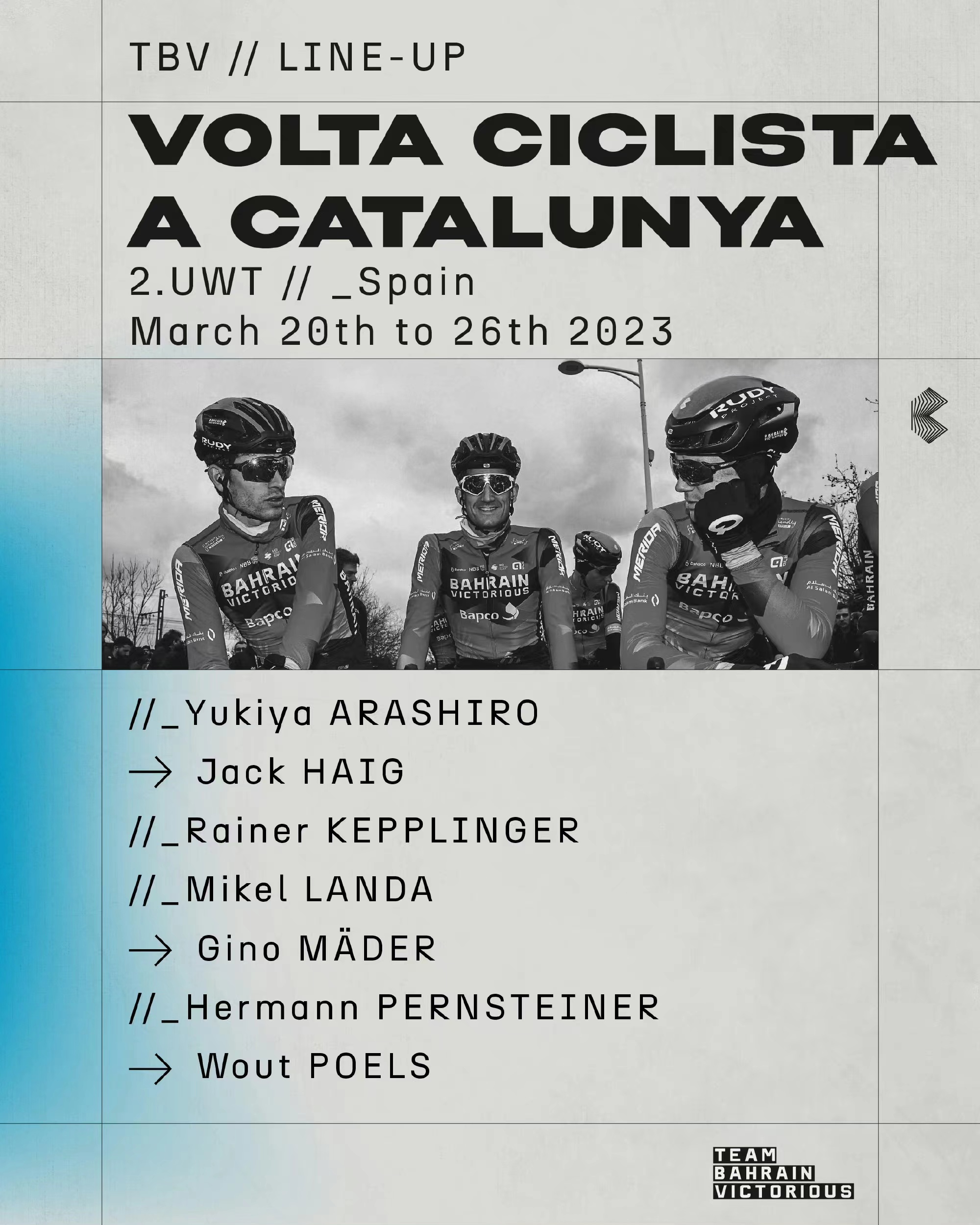 Tour of Catalunya er ved at løbe i gang